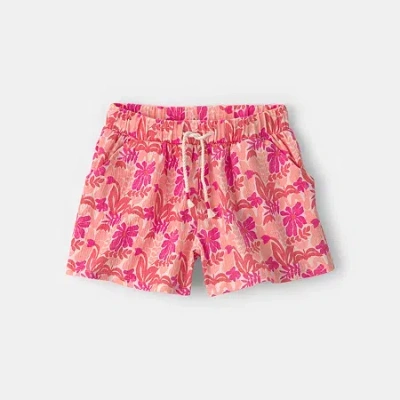 Carter's Little & Big Kid Girls Knit Pull-on Short In Pink