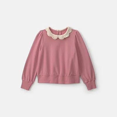 Carter's Little & Big Kid Girls Long Sleeve Pullover Sweater In Red