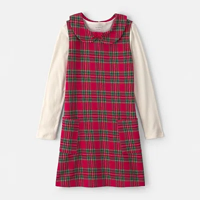 Carter's Little & Big Kid Girls Plaid 2-pc. Dress Set In Red