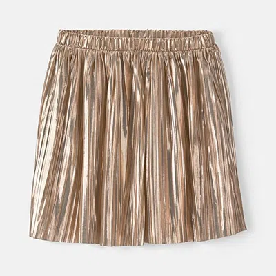 Carter's Little & Big Kid Girls Pleated Skirt In Brown