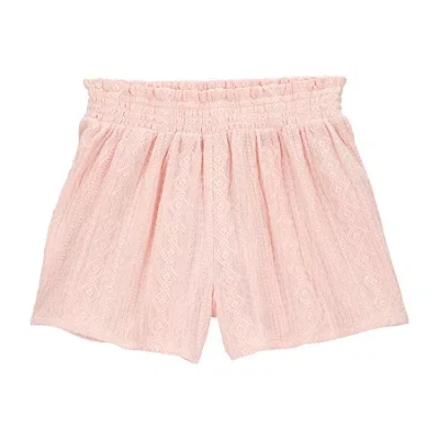 Carter's Little & Big Kid Girls Pull-on Short In Pink