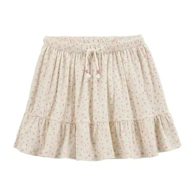 Carter's Little & Big Kid Girls Skort In Neutral