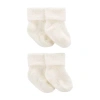 Carter's Little Baby Basics Baby Unisex 4 Pair Baby Booties In White