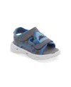 CARTER'S LITTLE BOYS FUTURA HOOK AND LOOP GREY SANDAL