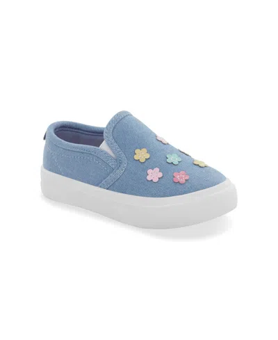 Carter's Kids' Little Girls Penny Sip On Blue Shoe
