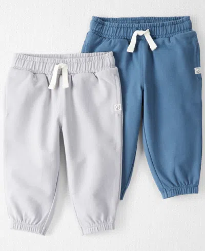 Carter's Little Planet By  Baby Boys 2-pack Organic French Terry Sweatpants In Blue