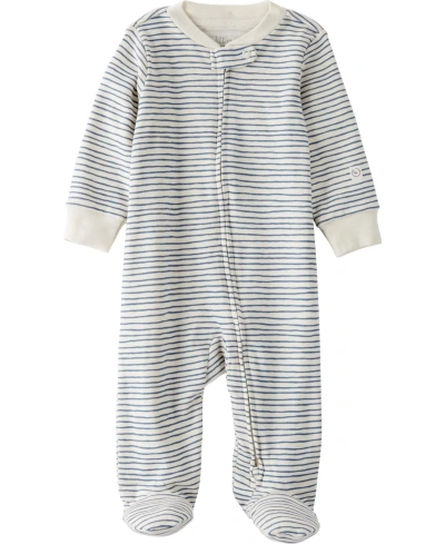 Carter's Little Planet By  Baby Boys And Baby Girls Organic Cotton Sleep And Play Coveralls In White
