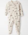 Carter's Little Planet By  Baby Boys Or Baby Girls Organic Beaver Creek Print Sleep And Play Pajamas In Brown
