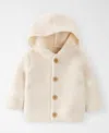 Carter's Baby Unisex Hooded Long Sleeve Button Cardigan In Neutral