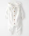 Carter's Little Planet By  Baby Boys Or Baby Girls Organic Sweater Knit Pointelle Jumpsuit In White