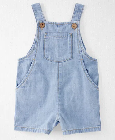 Carter's Little Planet By  Baby Boys Organic Cotton Chambray Shortall