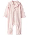 Carter's Little Planet By  Baby Girls Organic Cotton Button-down 1-pc. Pajamas In Pink