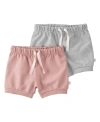 CARTER'S LITTLE PLANET BY CARTER'S BABY GIRLS ORGANIC COTTON SHORTS, PACK OF 2