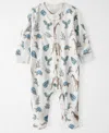 Carter's Little Planet By  Baby Organic Cotton Footed Pajamas In Safari Print