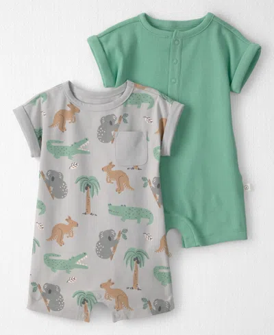 Carter's Little Planet By Carters Baby Boys' Aussie Friends Rompers, 2-pack In Multi