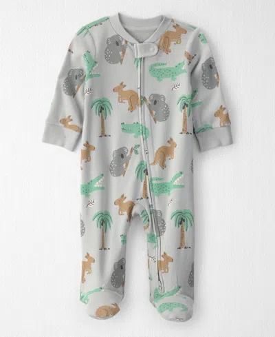 Carter's Little Planet By Carters Baby Boys' Aussie Friends Sleep And Play In Green