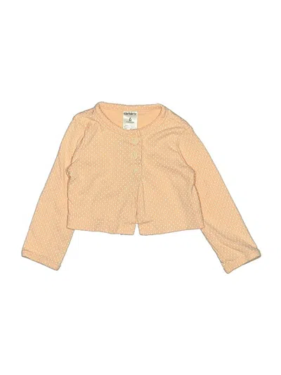 Pre-owned Carter's Babies' Long Sleeve Blouse In Yellow