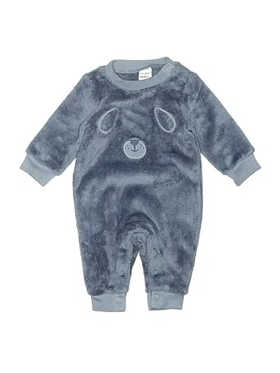 Pre-owned Carter's Babies' Long Sleeve Onesie In Blue