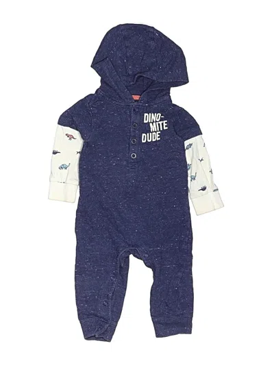 Pre-owned Carter's Babies' Long Sleeve Onesie In Blue