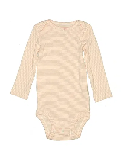 Pre-owned Carter's Babies' Long Sleeve Onesie In Brown