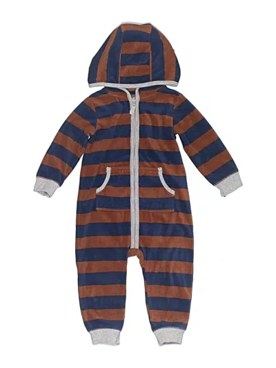 Pre-owned Carter's Kids' Long Sleeve Onesie In Brown
