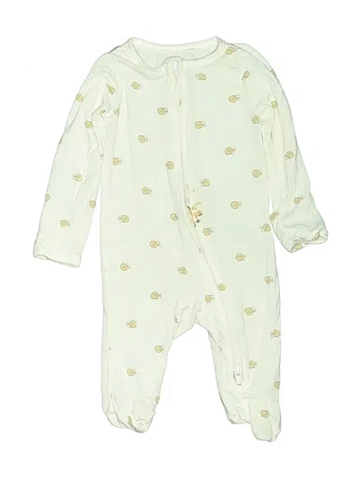 Pre-owned Carter's Babies' Long Sleeve Onesie In Green