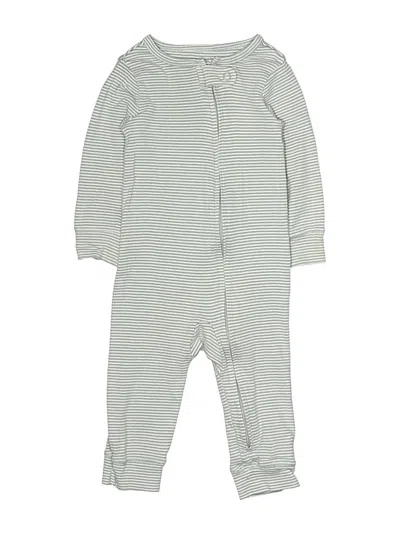 Pre-owned Carter's Babies' Long Sleeve Onesie In Green