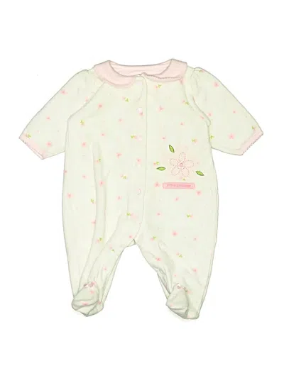 Pre-owned Carter's Babies' Long Sleeve Onesie In Green