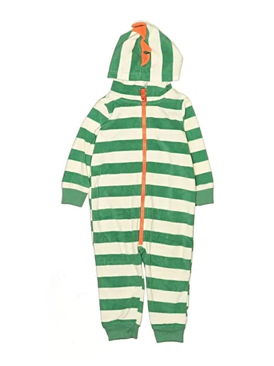 Pre-owned Carter's Babies' Long Sleeve Onesie In Green