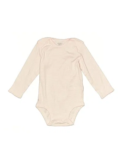 Pre-owned Carter's Kids' Long Sleeve Onesie In Ivory