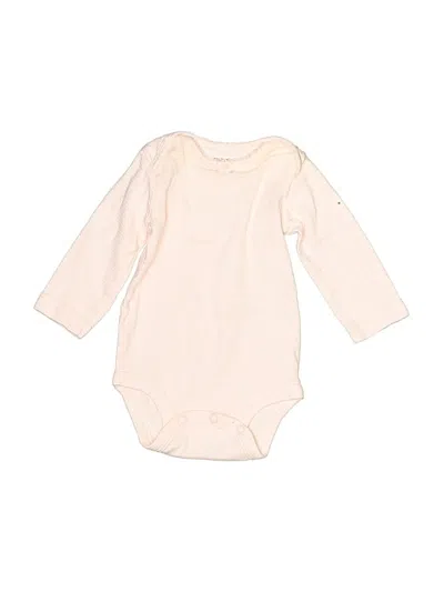 Pre-owned Carter's Babies' Long Sleeve Onesie In Pink