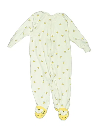 Pre-owned Carter's Babies' Long Sleeve Onesie In Yellow
