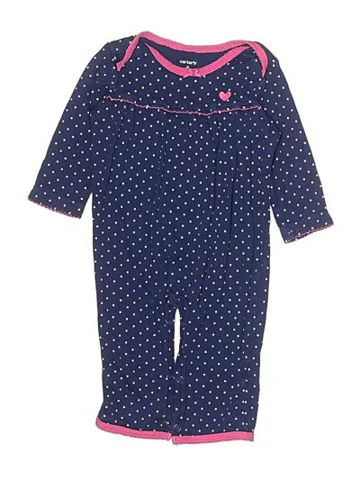 Pre-owned Carter's Babies' Long Sleeve Outfit In Blue