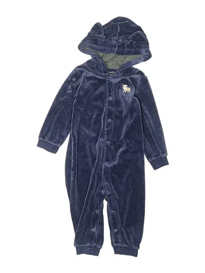 Pre-owned Carter's Kids' Long Sleeve Outfit In Blue