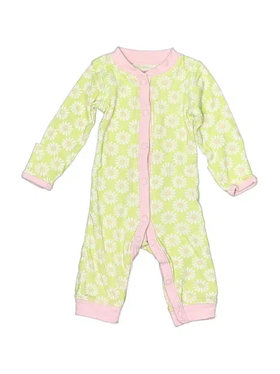 Pre-owned Carter's Babies' Long Sleeve Outfit In Green
