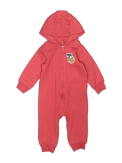 Pre-owned Carter's Babies' Long Sleeve Outfit In Red