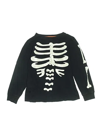 Pre-owned Carter's Kids' Long Sleeve T-shirt In Black