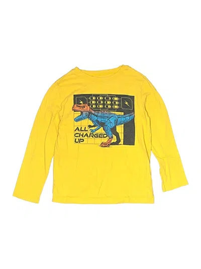 Pre-owned Carter's Kids' Long Sleeve T-shirt In Yellow