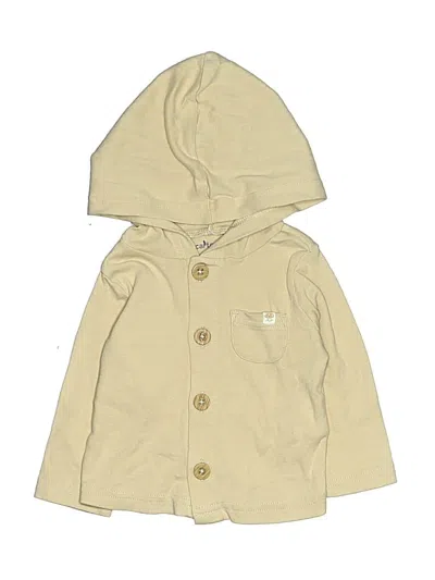 Pre-owned Carter's Babies' Long Sleeve Top Tan Tops
