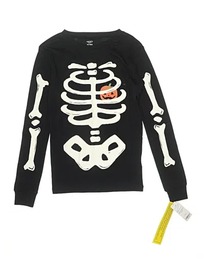 Pre-owned Carter's Kids' Long Sleeve T-shirt In Black