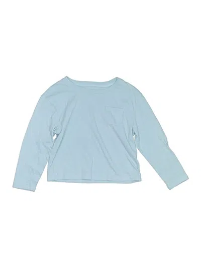 Pre-owned Carter's Kids' Long Sleeve T-shirt In Blue