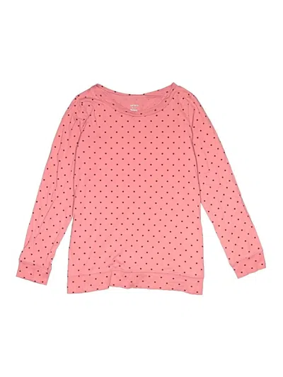 Pre-owned Carter's Kids' Long Sleeve T-shirt In Pink