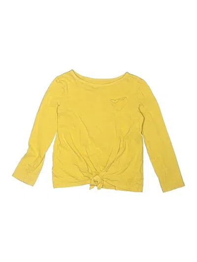 Pre-owned Carter's Kids' Long Sleeve T-shirt In Yellow