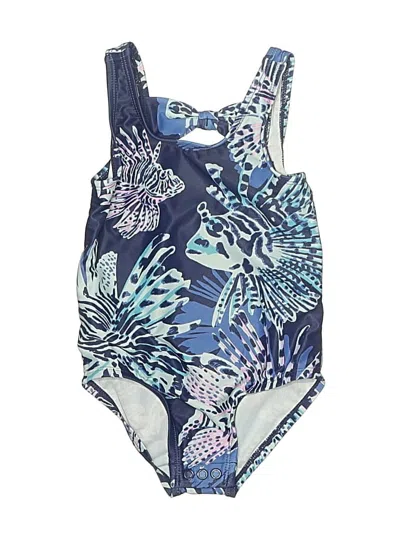 Pre-owned Carter's Kids' One Piece Swimsuit In Blue
