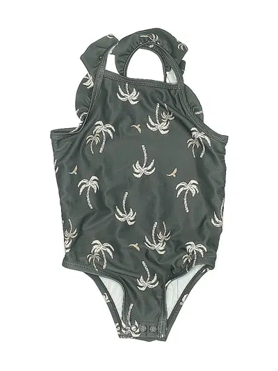 Pre-owned Carter's Kids' One Piece Swimsuit In Gray