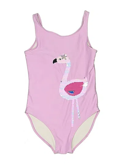 Pre-owned Carter's Kids' One Piece Swimsuit In Pink