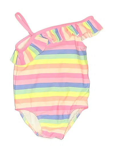 Pre-owned Carter's Babies' One Piece Swimsuit In Pink