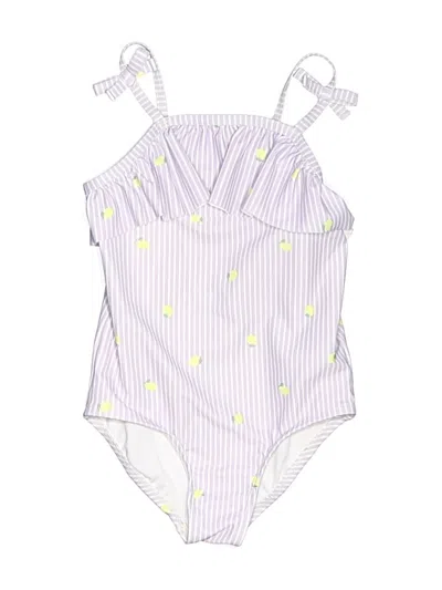 Pre-owned Carter's Kids' One Piece Swimsuit In Purple