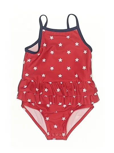 Pre-owned Carter's Kids' One Piece Swimsuit In Red