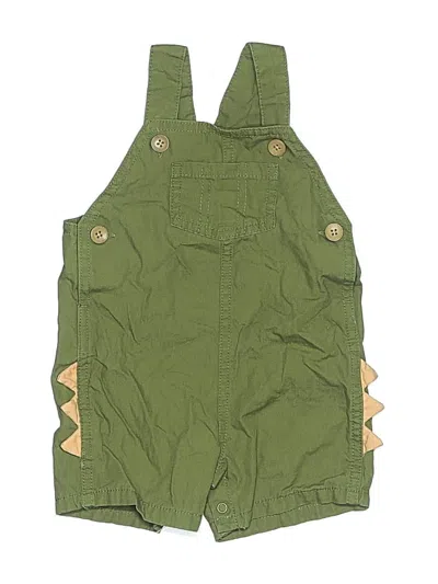 Pre-owned Carter's Babies' Overalls In Green